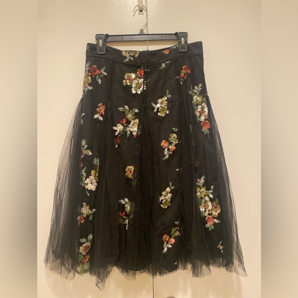 New York & Company tulle mesh skirt